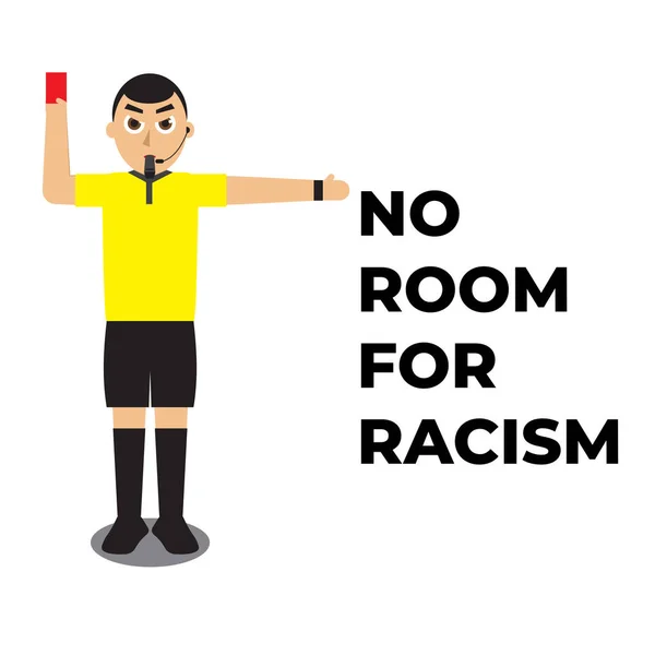 Geen Plaats Voor Racisme — Stockfoto