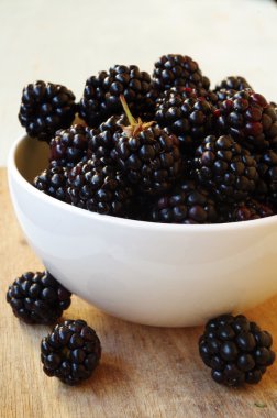 taze yaz meyveleri blackberry