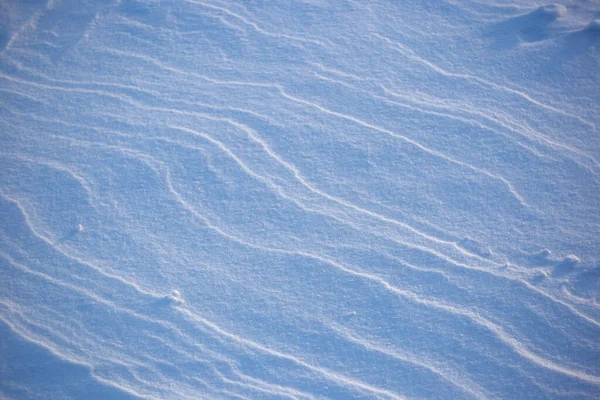 Struttura Della Neve Disegno Creato Dal Vento Natura Fredda — Foto Stock