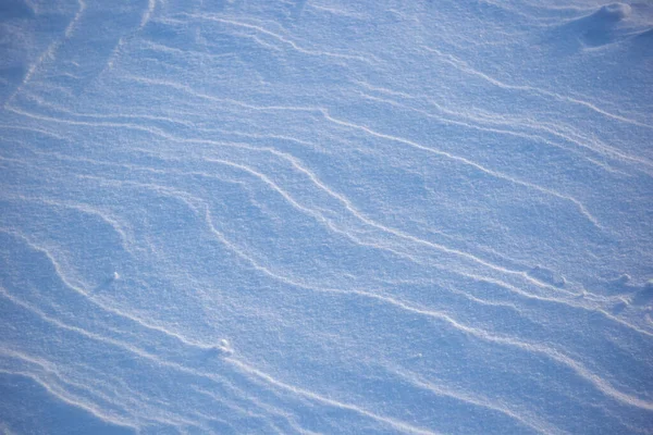 Struttura Della Neve Disegno Creato Dal Vento Natura Fredda — Foto Stock