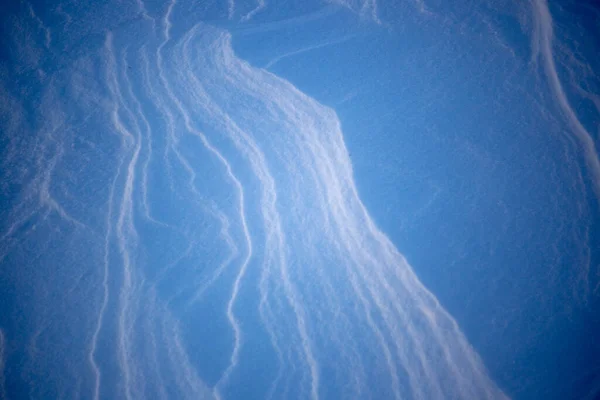 Snow Texture Drawing Created Wind Cold Nature — Stock Photo, Image