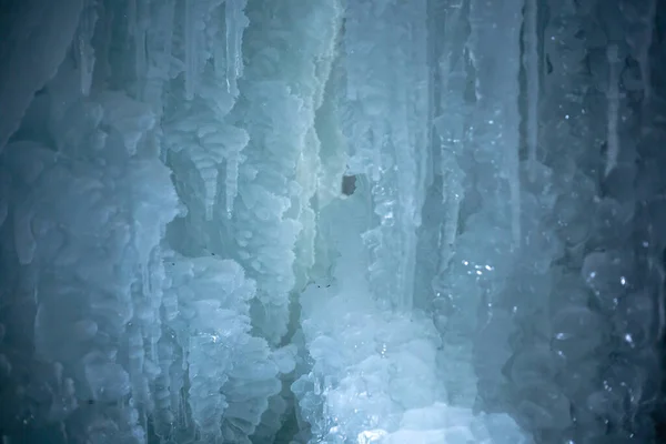 Ice Texture Natural Ice Cave Cold Aesthetics — Stock Photo, Image