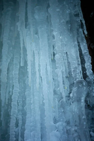天然冰洞 冷美学 — 图库照片