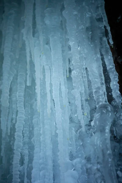 Textura Hielo Cueva Hielo Natural Estética Fría —  Fotos de Stock