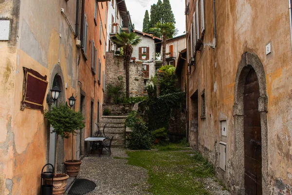 Bellagio cidade no Lago de Como, Itália. Região da Lombardia. Rua italiana, arhitecture europeu . — Fotografia de Stock