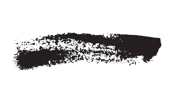 Pennellate Set Mano Disegnato Grunge Texture Vettoriale Illustrazione Isolato Sfondo — Vettoriale Stock
