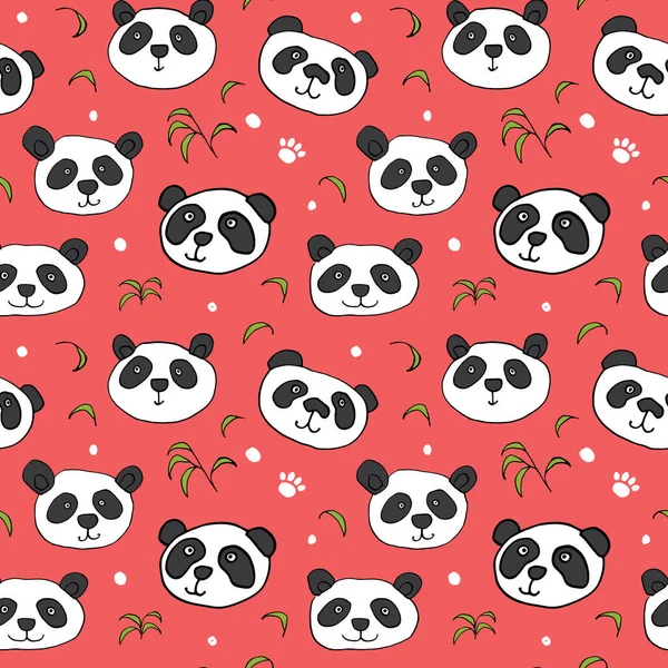 Panda adormecido bonito com texto de bons sonhos no estilo de