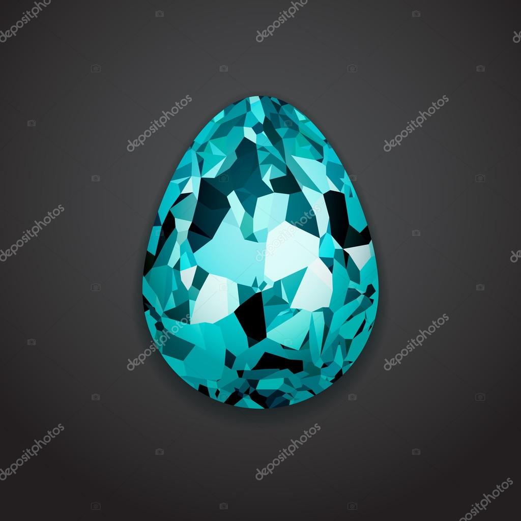 Stylish creative crystal easter egg logo sample text.