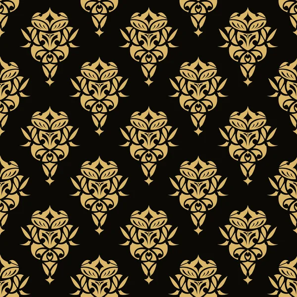 Royal wallpaper seamless floral pattern, Luxury background — 스톡 벡터