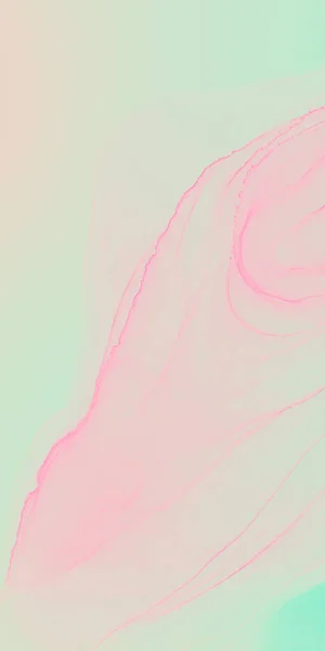 Imagen chapoteante. Alcohol Ink Banner. Pintura Pastel. Imagen de salpicadura rosa menta. Patrón de mar. Remolino translúcido. Textura líquida. Imagen rosa menta. —  Fotos de Stock