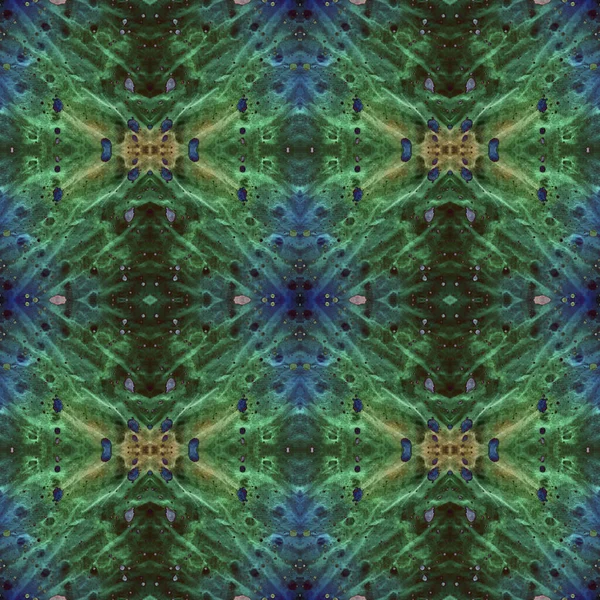 Shibori Virágok. Neon textil nyomat. Multicolor Természetes Etnikai Illusztráció. Hagyományos háttér. Shibori Art Virágok motívum. — Stock Fotó