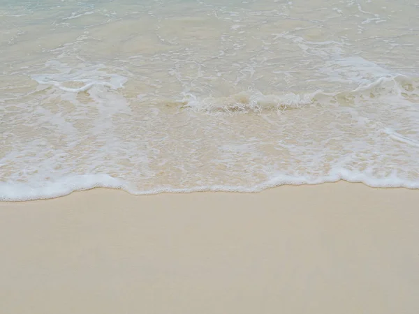 Tayland Phuket Sahilinde Güzel Yumuşak Bir Deniz Dalgası Metin Için — Stok fotoğraf
