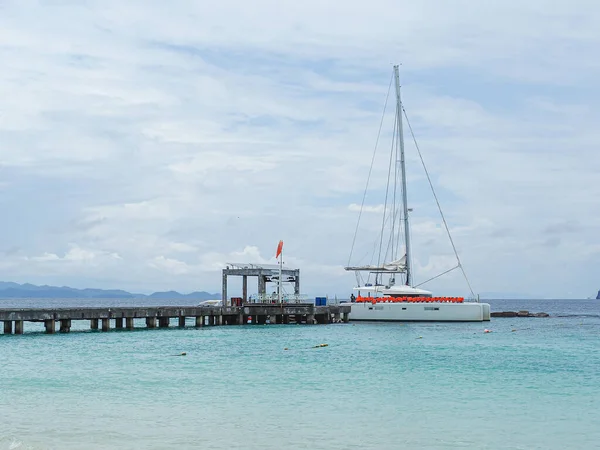 Paisaje Panorámico Del Mar Phuket Tailandia Espacio Para Texto — Foto de Stock