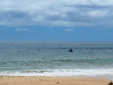 Phuket, Tayland 'daki deniz manzarası. Metin için boşluk.