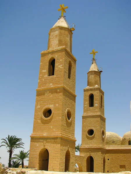 Egyptiska kristna kloster — Stockfoto