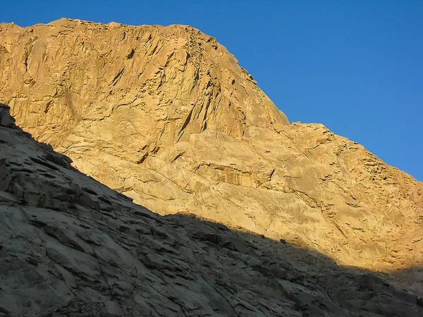 Sunrise mount Sinai, Egypten. Royaltyfria Stockbilder