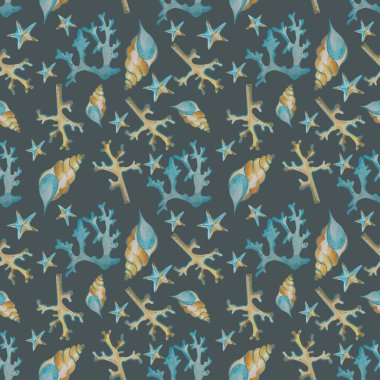 Suluboya deniz yaşamının kusursuz deseni.