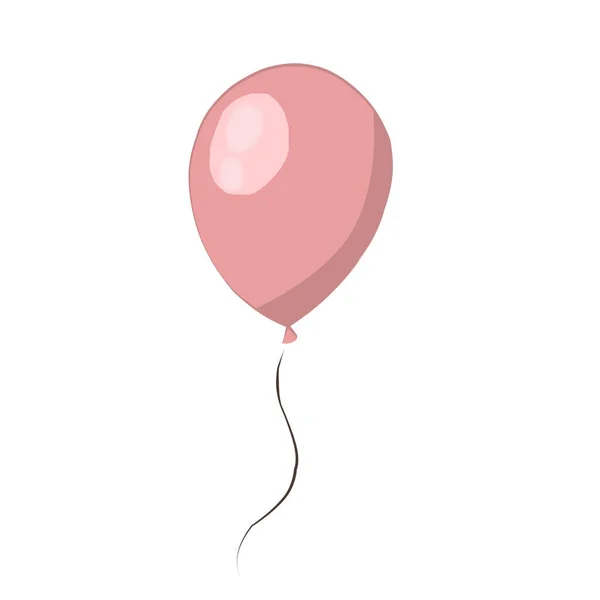 Color Clip Art Pink Balloon — Stock Photo, Image