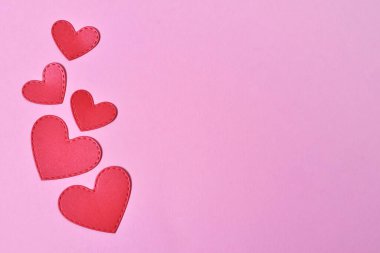 Minimum düzen, Sevgililer Günü için en iyi manzara online alışveriş ve satışlar, restoran menüleri. Model, metin için boşluk, Kopyalama alanı, Fotoğraf için boşluk.