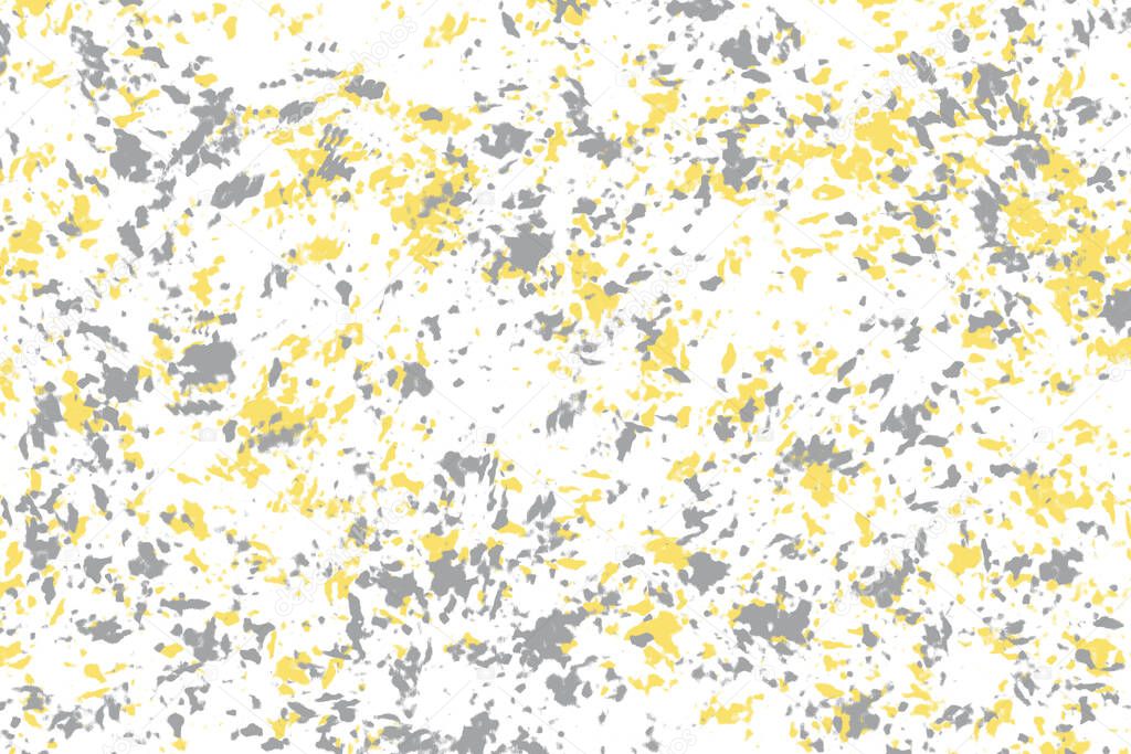 Abstract background in trendy 2021 new colors. Illuminating Yellow and Ultimate Gray. Color of the Year 2021. Design element for prints, backgrounds, template, web pages