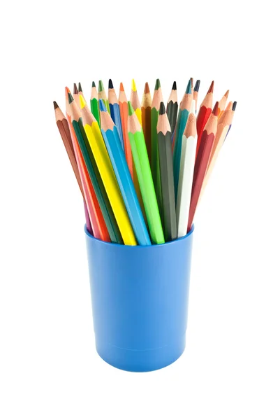 Pencils in a cup Stock Photo