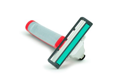 Kırmızı ve gri tıraş makinesi