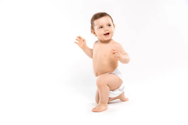 Dziecko w pieluchy — Zdjęcie stockowe