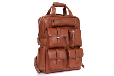 Erkeklerin katı deri çantaları yakın.