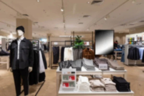 Foto borrão: Interior em um moderno centro comercial — Fotografia de Stock