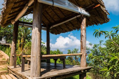 Kulübe sığınak sayısı Pzt Jam, Chiang Mai, Tayland için yukarıya kapatmak.