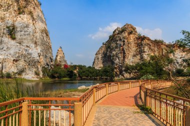 Stone Park Kao-yna, Ratchaburi Tayland yollar.