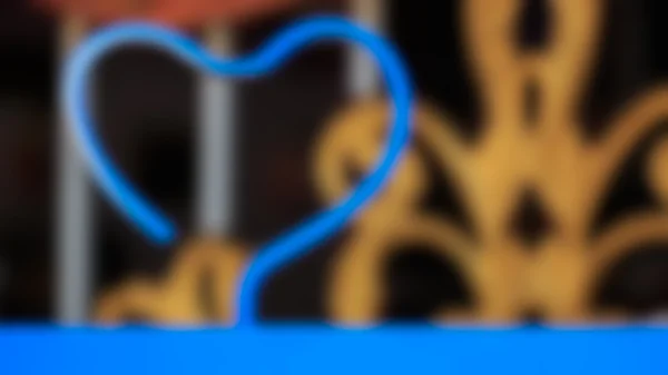 Blur blue heart form. Абстрактный фон . — стоковое фото