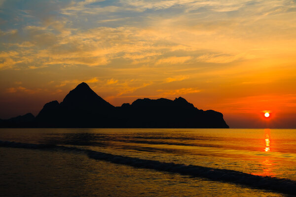 Sunrise at Ao manow, Thailand. 