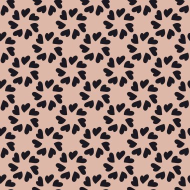 Kupa yapraklarının çiçekleriyle kusursuz desen. Sevgililer Günü için hoş bir doku, düğün, romantik randevu. Kadın bluzları, çarşaf ve çocuk kıyafetleri için mükemmel bir iz..