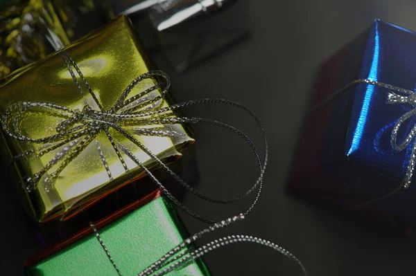 Abstract luxury gift box concept festive celebration.