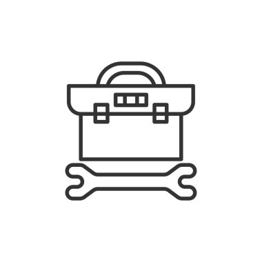 Araç Kutusu Modern Basit Taslak Vektör Simgesi