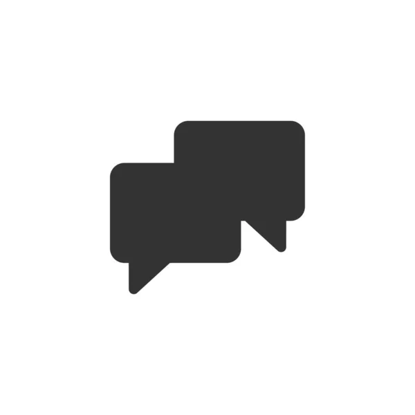 Sprachblasen Ikone Chat Symbol Modern Einfach Vektor Symbol Für Website — Stockvektor