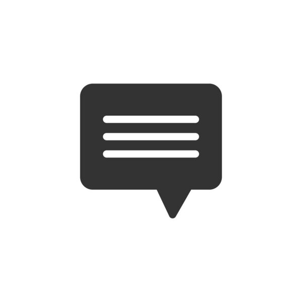 Speech bubble icon. Chat symbol modern, simple, vector, icon for website design, mobile app, ui. Vector Illustration