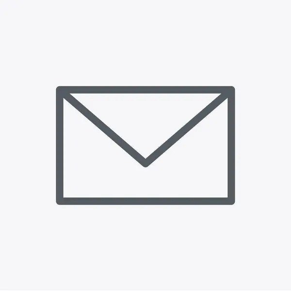 Umschlag Symbol Isoliert Auf Dem Hintergrund Mail Symbol Modern Einfach — Stockvektor