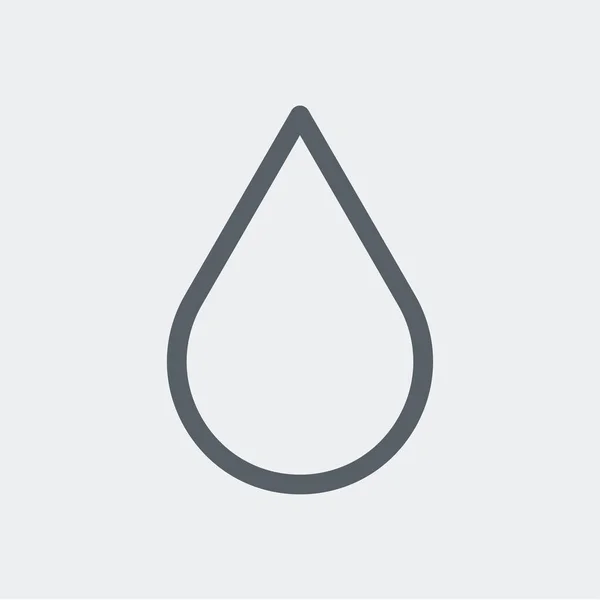 Drop Symbol Isoliert Auf Dem Hintergrund Das Umweltsymbol Modern Einfach — Stockvektor