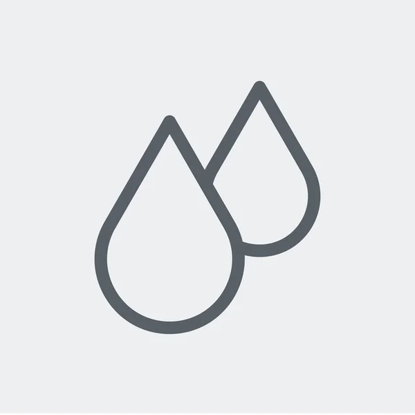 Drops Symbol Isoliert Auf Dem Hintergrund Das Umweltsymbol Modern Einfach — Stockvektor