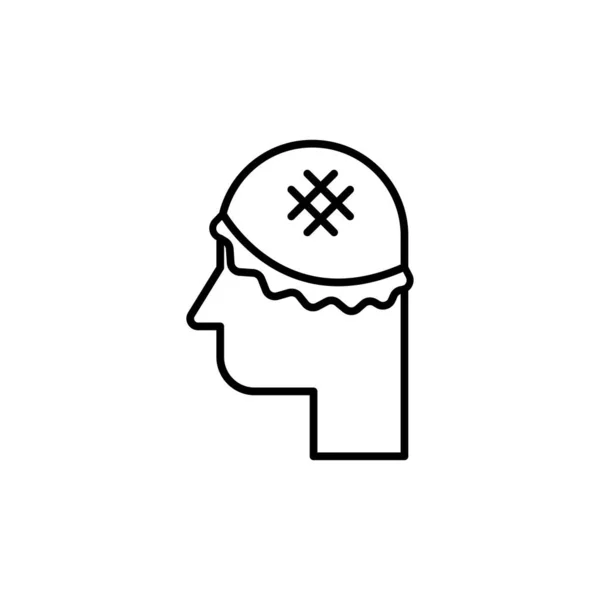 ヘアネットのアイコン 髪の保護シンボルは シンプルでベクトル ウェブサイトのデザイン モバイルアプリ Uiのためのアイコン ベクターイラスト — ストックベクタ