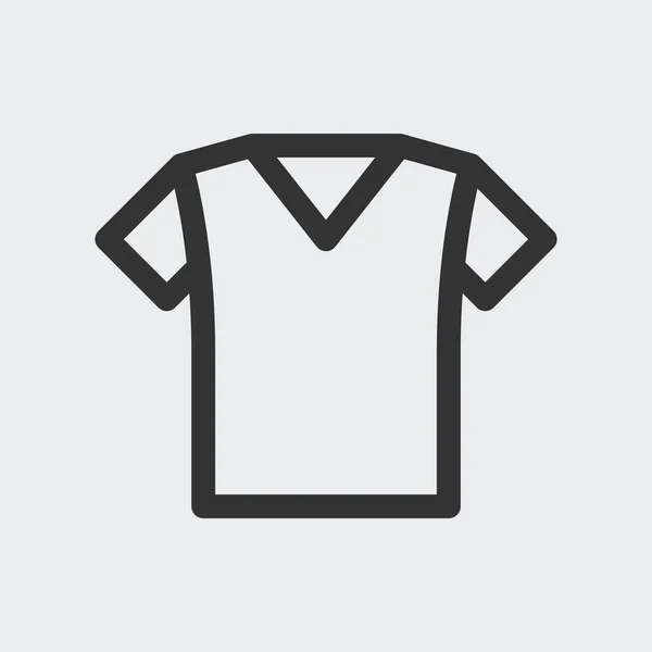 Ícone Camiseta Isolado Fundo Vestuário Símbolo Moderno Simples Vetor Ícone —  Vetores de Stock