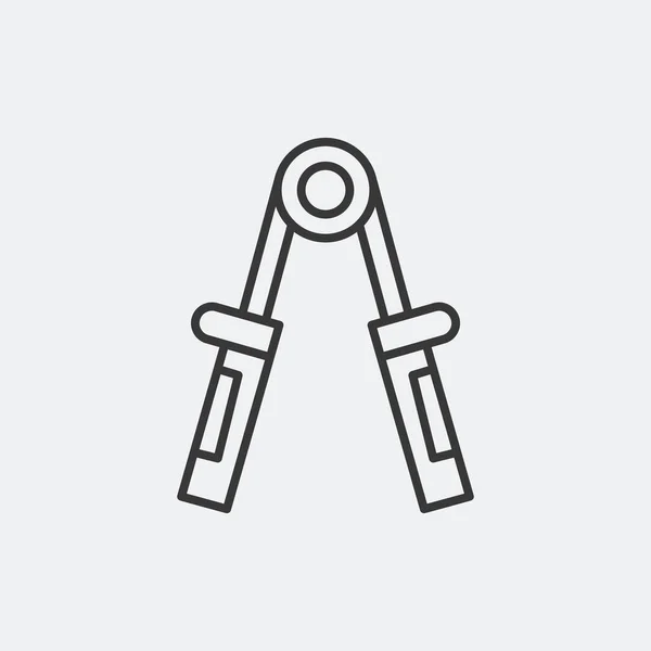 Hand gripper icon isolated on background. Activity symbol modern, simple, vector, icon for website design, mobile app, ui. Vector Illustration — Stock Illustration Hand Gripper Icon Isolated Background Activity Symbol Modern Simple Vector Stock Vector