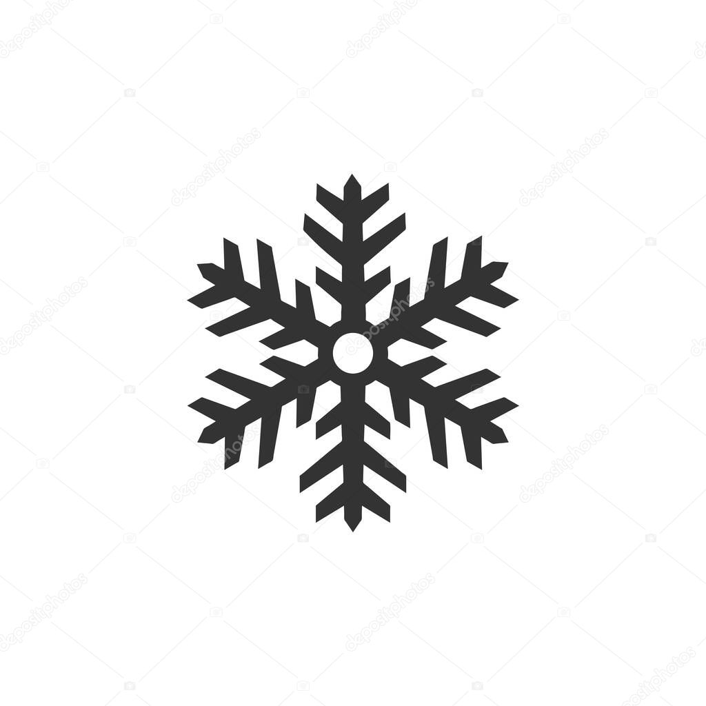 Snowflake icon isolated on white background. Christmas symbol modern, simple, vector, icon for website design, mobile app, ui. Vector Illustration