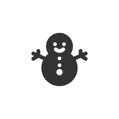 Kardan Adam simgesi pikseli mükemmel vektör. Noel sembolü modern, basit, vektör, web sitesi tasarımı için simge, mobil uygulama, ui. Vektör İllüstrasyonu