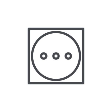 Beyaz arkaplanda yüksek ısı simgesi izole edildi. Çamaşır sembolü modern, basit, vektör, web sitesi tasarımı için simge, mobil uygulama, ui. Vektör İllüstrasyonu