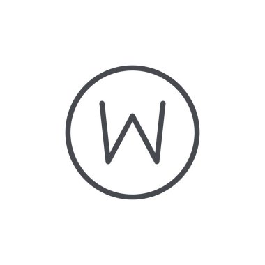 Islak temizleme simgesi beyaz arkaplanda izole edildi. Çamaşır sembolü modern, basit, vektör, web sitesi tasarımı için simge, mobil uygulama, ui. Vektör İllüstrasyonu