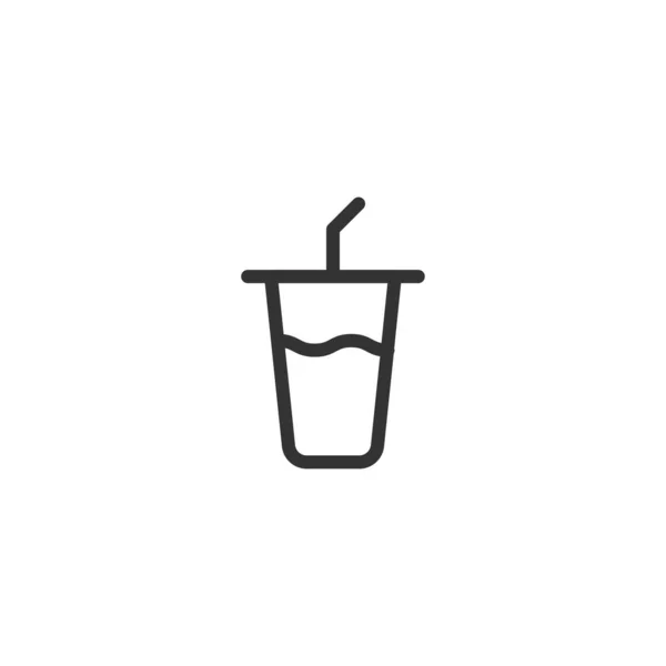 Значок Питья Символ Напитка Современный Простой Векторный Иконка Дизайна Сайта — стоковый вектор