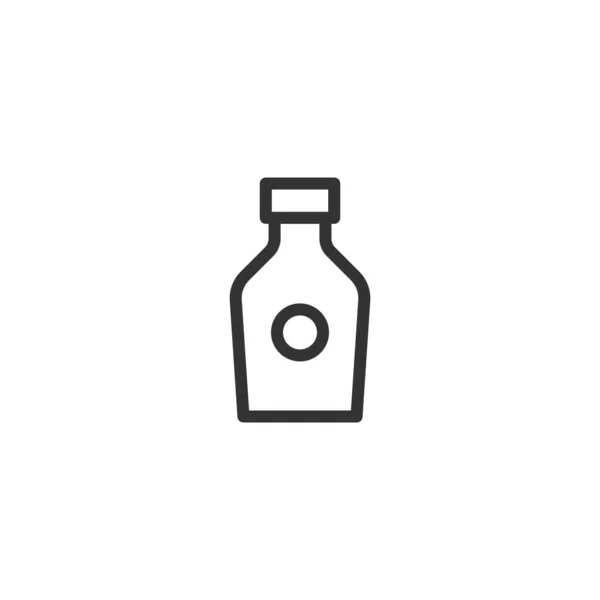 Ícone Garrafa Símbolo Bebida Moderno Simples Vetor Ícone Para Design —  Vetores de Stock